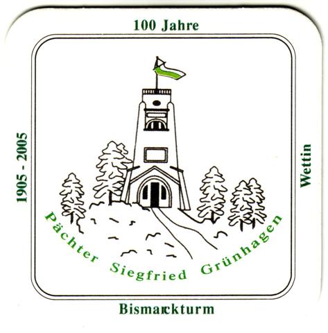 wettin sk-st bismarckturm 1a (quad185-100 jahre-schwarzgrn) 